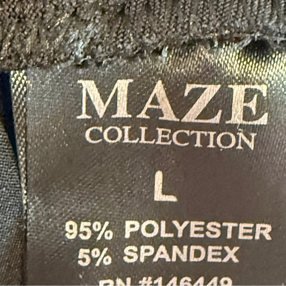 🆕  Women’s Black Stretch Leggings Size L Ultra-Soft High Waist Comfort NWOT - Picture 5 of 15